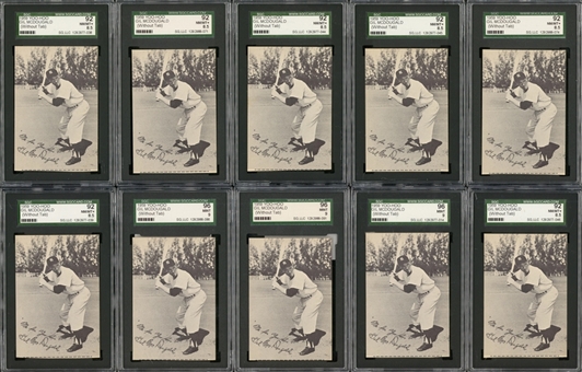 1959 Yoo-Hoo Chocolate Drink Gil McDougald SGC 92 NM/MT+ 8.5 and SGC 96 MINT 9 Collection (10)